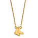 Women's Boston Red Sox 18'' 10k Yellow Gold Small Team Pendant Necklace