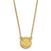 Women's Washington Nationals 18'' 14k Yellow Gold Small Pendant Necklace