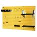 Wall Control Pegboard Standard Tool Storage 32" H x 48" W Kit Metal in Yellow/Black | 32 H x 48 W x 9 D in | Wayfair 30-WRK-400 YB