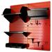 Wall Control Hobby Craft Pegboard Organizer Storage Kit, Metal in Red/Black | 32 H x 32 W x 9 D in | Wayfair 30-CC-200 RB