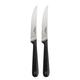 Robert Welch Signature Serrated Steak Knife, Set of 2. Multi Award Winning Design - Serrated Edge for Effortless Slicing Through All Types of Meat and Poultry Dishes.