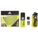 adidas Pure Game Geschenkset, Inhalt: EdT 50ml, Duschgel 250ml, Deodorant Spray 150ml, 1er Pack (1 x 450 ml)