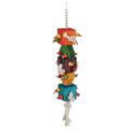 Loaded Dice Bird Toy, 7" W X 31" H, XX-Large, Multi-Color