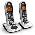 BT 4000 Cordless Landline House Phone with Big Buttons, Advanced Nuisance Call Blocker, Twin Handset Pack