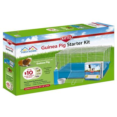 Kaytee My First Home Guinea Pig Starter Kit, 30" L X 18" W X 16.5" H