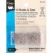 Dritz Hooks & Eyes Size 1 14/Pkg-Nickel