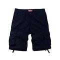 Matchstick Men's Twill Cargo Shorts#S3612 (S3612 Blue,4XL/40)