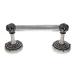 Vicenza Designs Palmaria Spring Wall Mount Toilet Paper Holder Metal in Gray | 2.75 H x 8.5 W x 4 D in | Wayfair TP9007S-AN