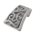 Vicenza Designs Liscio Novelty Knob Metal in Gray | 1.38 H x 1.38 W in | Wayfair K1252-SN