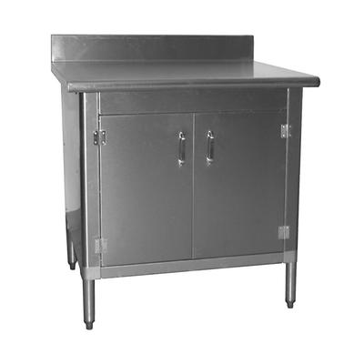 Eagle Group T3036BA-BS-SLD 30" x 36" Work Table with Sliding Doors - Knocked Down