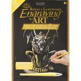 Royal Brush Gold Foil Engraving Art Kit 8 by 10-Inch Lion Gargoyle GOLDFL-27 Gold Lion Gargoyle