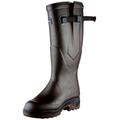 Aigle Unisex Wellington Boots, Hunting Boots, Brown Brun, 9 UK