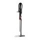 Zefal Profil Travel Aluminium Compact Floor Pump, Inline Gauge, 10 bar/145 psi, 330 g - Silver/Black