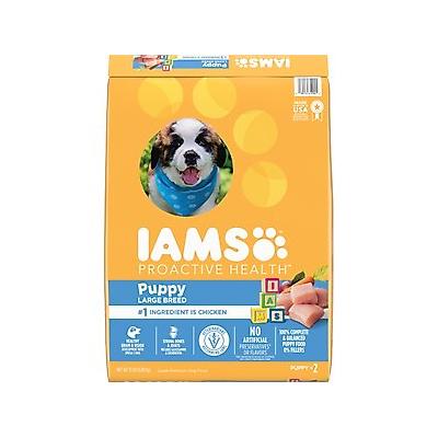 Iams Proactive Health Large Breed Puppy High Protein DHA Formula with Real Chicken Dry Dog Food, 15-lb bag