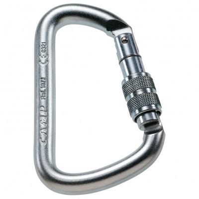 C.A.M.P. - Steel D - Stahlkarabiner grau Image