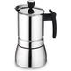 Cafe Ole Espresso Coffee Maker, Stainless Steel, Silver, 9 Cup