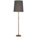 Robert Abbey Buster 79 1/2" High Gray and Aged Brass Floor Lamp