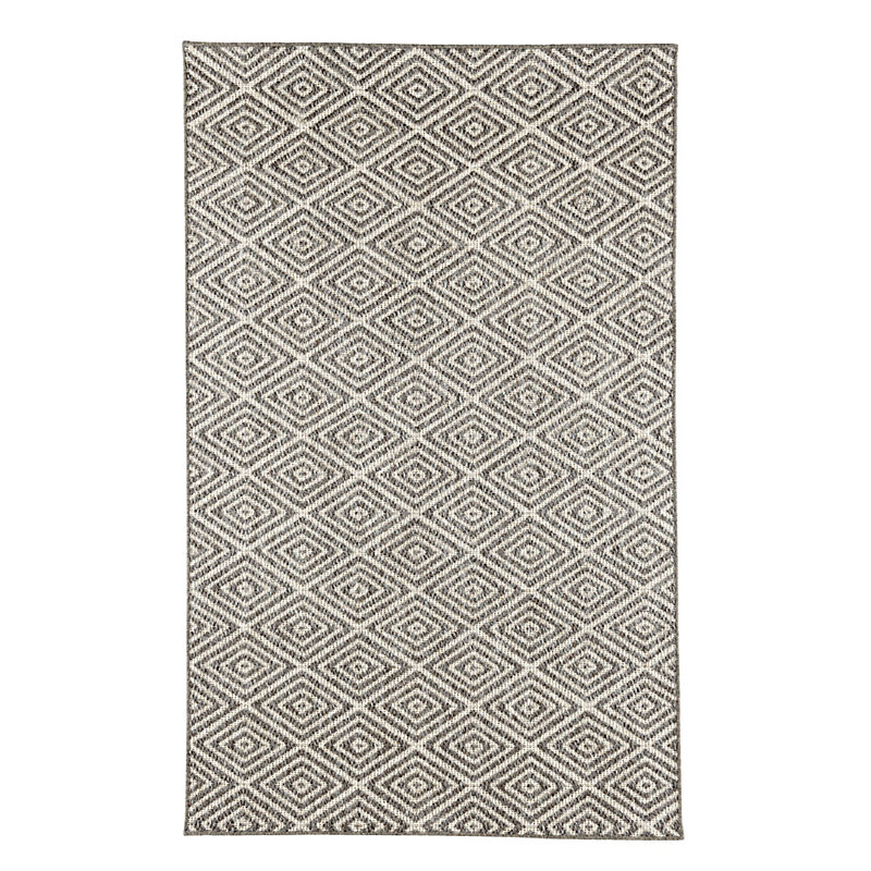 Diamond Sisal Rug - Gray, 2' x 3' - Ballard Designs
