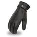 Men s Military Style Leather Motorcycle Riding Gloves w/ Thermal Liner FI115GL