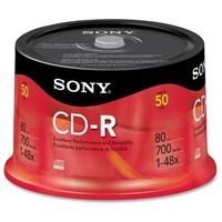 Sony 50CDQ80SP Sony CD-R80 - 50-Pack