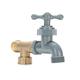 Camco 90 Degree Water Faucet Connects to Your RV s Fresh Water Inlet Brass and Pewter(22463)