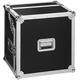 MONACOR MR-246 Professionelles DJ-Flightcase mit geringer Tiefe, für 482-mm-Geräte (19"), schwarz