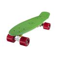 Ridge Skateboard 55 cm Mini Cruiser Retro Stil In M Rollen Komplett U Fertig Montiert Grün Rot,