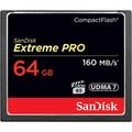 SanDisk Extreme Pro CompactFlash Speicherkarte 64GB (UDMA7, 4K-UHD- und Full-HD-Videos, VPG 65, temperaturbeständig, 160 MB/s Übertragung)