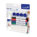 Legamaster Basic Whiteboard Accessory Set - Consisting of 10 Parts - Use in Combination with Whiteboard for Brainstorming, Meetings and Team Collaborations, 7-125100