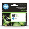 HP 951XL Cyan High-yield Ink Cartridge | Works OfficeJet 8600, OfficeJet Pro 251dw, 276dw, 8100, 8610, 8620, 8630 Series | Eligible for Instant Ink | CN046AN