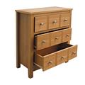 Oakridge Multi Drawer Chest in Oak veneer finish