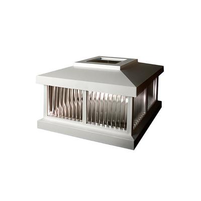 Signature Solar Post Light - White - Grandin Road