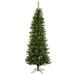 Vickerman 18327 - 9.5' x 44" Artificial Salem Pencil Pine 450 Warm White Frosted Italian LED Lights Christmas Tree (A103086LED)