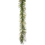 Vickerman 06337 - 9' x 16" Mixed Country Pine Garl 240 Tip (A801716) Traditional Green Christmas Garland