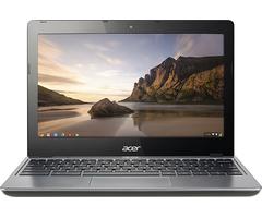 Acer C7 11.6" Chromebook - 2GB Memory - 16GB Solid State Drive - Granite Gray - C720-2802