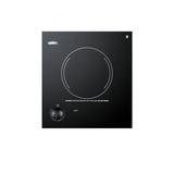Summit Appliance One Burner Electric Cooktop in Black CR1115 screenshot. Cooktops directory of Appliances.