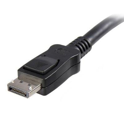 StarTech DisplayPort Male to Male Cable with Latches (15') DISPLPORT15L