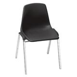 National Public Seating Stacking Shell Chairs - Black screenshot. Chairs directory of Office Furniture.