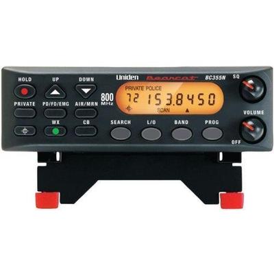 Uniden 800 MHz Bearcat Base and Mobile Scanner with Narrowband Compatibility BC355N