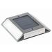 Classy Caps Solar Powered Battery Powered LED Well Light Metal/Steel in Gray | 1 H x 4.25 W x 4.75 D in | Wayfair SL499