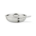 All-Clad D3® Saute Pan w/ Lid Stainless Steel/Aluminum in Gray | 5.2 H in | Wayfair 011644899417