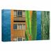 ArtWall Mixed Industry III by Jan Weiss - Wrapped Canvas Graphic Art Print Canvas in Blue/Green/Orange | 16 H x 48 W x 2 D in | Wayfair