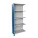 Hallowell H-Post High Capacity Closed Style 5 Shelf Shelving Unit Add-on Wire/Metal in White | 87 H x 36 W x 18 D in | Wayfair AH5520-1807PB