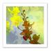 ArtWall 'Orchid Shadow' by Jan Weiss Graphic Art on Rolled Canvas in White | 36 H x 36 W x 0.1 D in | Wayfair janw-015-36x36