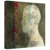 ArtWall 'Acupuncture' Wrapped Canvas Graphic Art Print on Canvas in Gray | 14 H x 14 W x 2 D in | Wayfair ERay-026-14x14-w