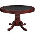 48 Inch Poker Table/Dining Table By RAM Game Room Vinyl | 30 H x 48 W x 48 D in | Wayfair GTBL48-ET