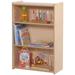 Angeles Value Line 3 Compartment Shelving Unit Wood/Plastic in Brown | 36 H x 24 W x 11.75 D in | Wayfair ANG7083