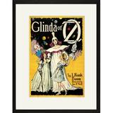 Buyenlarge 'Glinda of Oz Framed Vintage Advertisement Paper in White | 36 H x 24 W x 1.5 D in | Wayfair 0-587-21379-5C2436