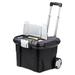 Storex Premium File Cart Plastic in Black | 14.25 H x 16 W x 15 D in | Wayfair 61507U01C