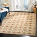 Brown/White 63 x 0.25 in Area Rug - Martha Stewart Rugs Martha Stewart Imperial Palace Oriental Taupe/Cream Area Rug Chenille/Viscose | Wayfair